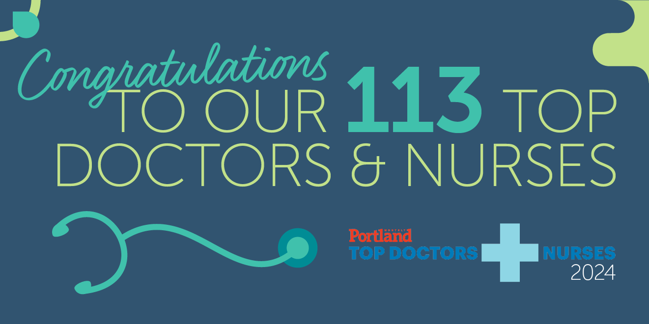 banner - congratulations to The Oregon Clinic 113 Top Doctors and Nurses 2024