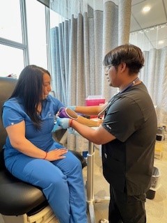  Vicky Aceves, MA with The Oregon Clinic Orthopedic Specialists with Benson High School MA Students