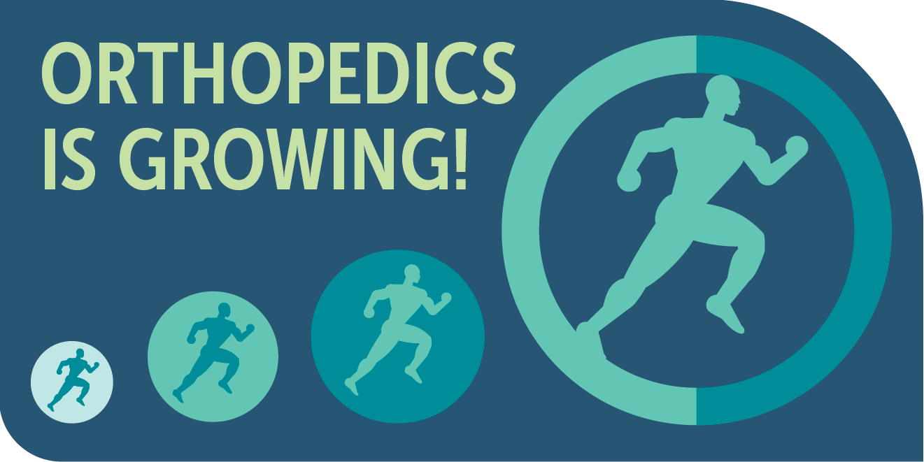 Orthopedics is Growing - graphic banner